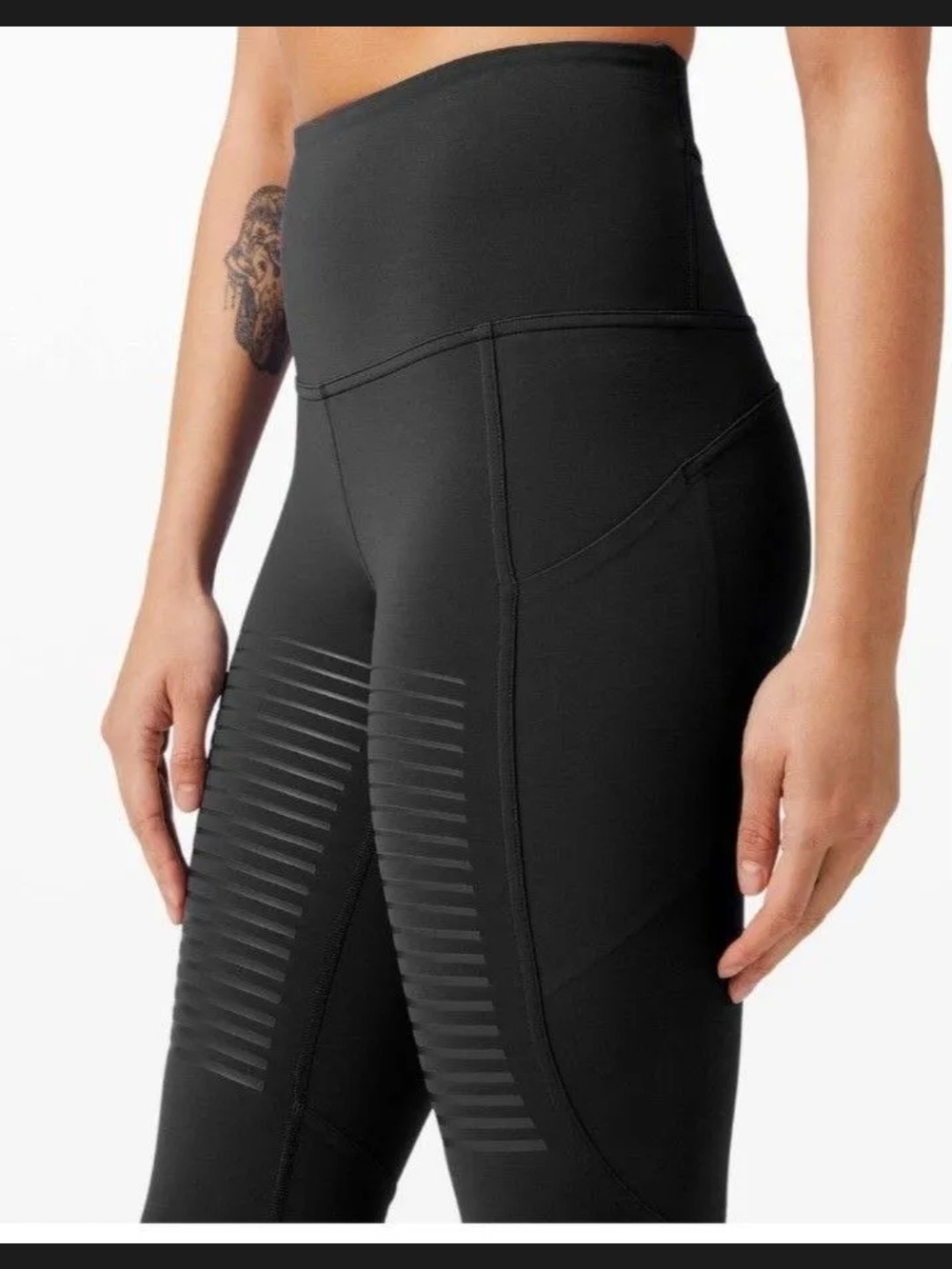 NWT Lululemon Rogue Renegade Super High Rise Tight 25" Black Size 4 - Picture 2 of 4